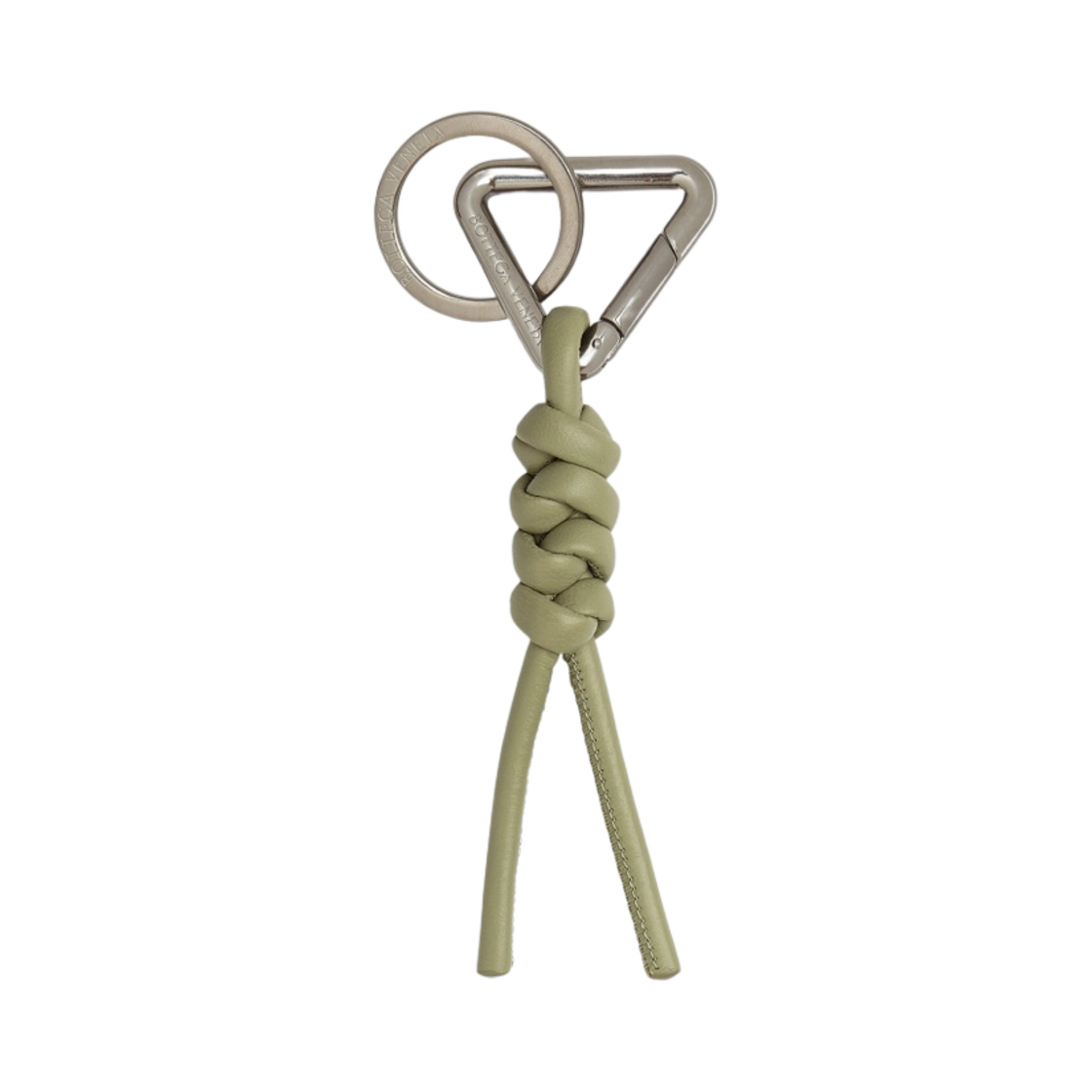 보테가 베네타 레더 키링 트레버틴(Bottega Veneta Leather Keyring Travertine) - 1