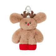 Lelbobrown Puppy Keyring Rudolph Bori Christmas Edition