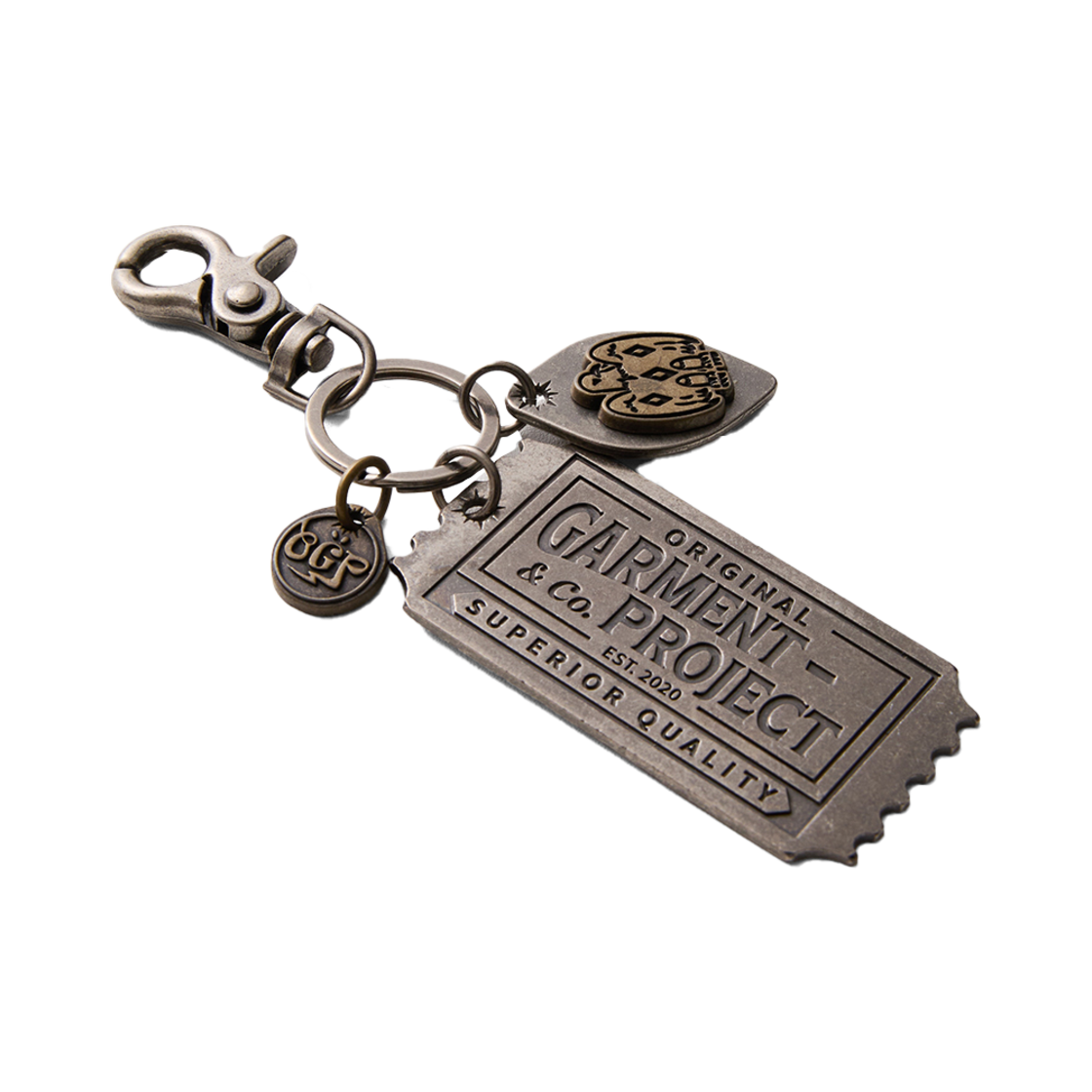 25SMAC062SI Ogarp Ticket Metal Keyring Silver
