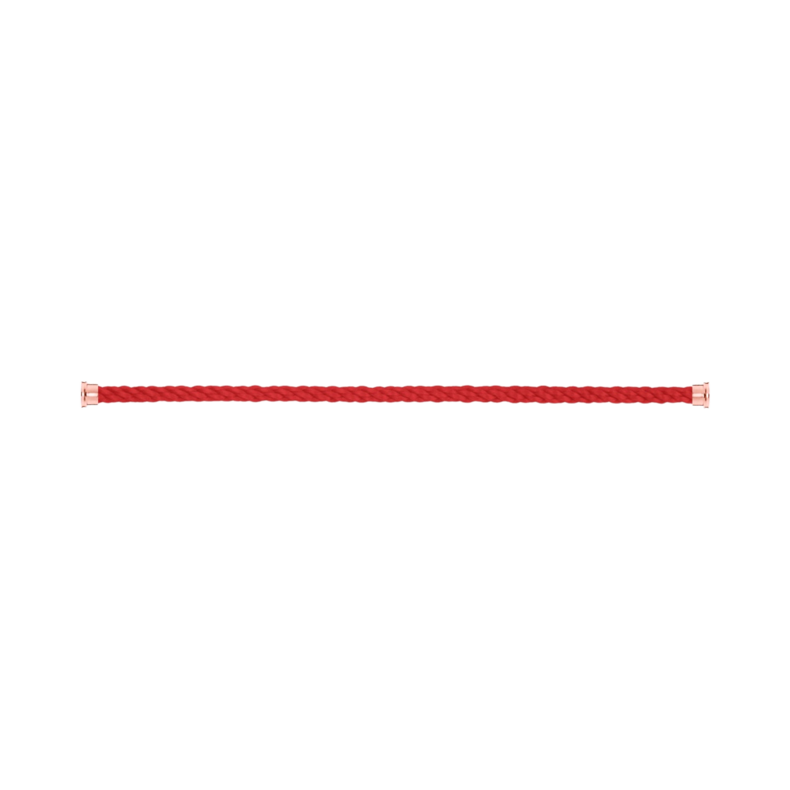 프레드 레드 케이블 브레이슬릿 라지 핑크 골드(Fred Red Cable Bracelet Large Pink Gold)