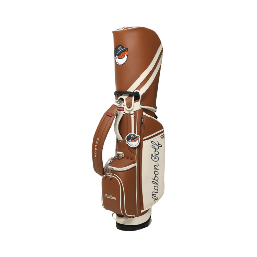 Malbon Golf Players Classic Stand Bag Tan