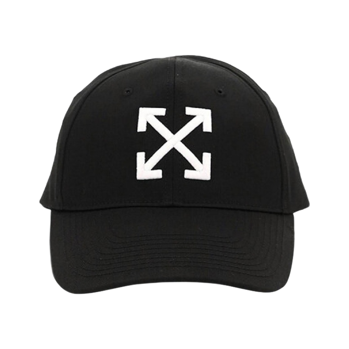 오프화이트 애로우 베이스볼 캡 블랙 화이트(Off-White Arrow Baseball Cap Black White)