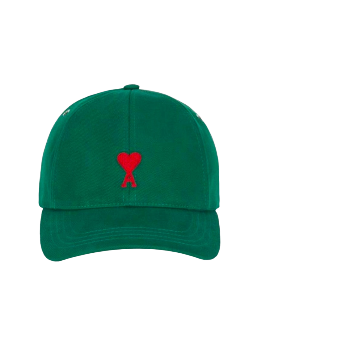 아미 스몰 하트 로고 베이스볼 캡 그린(AMI de Coeur Baseball Cap Green) - 1