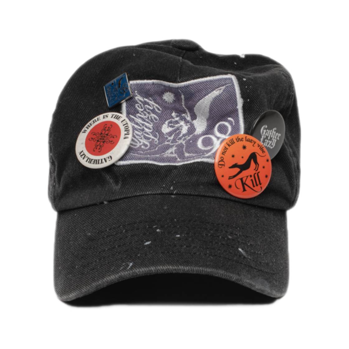 게더레이지 98' 러브 어페어 뱃지 셋 캡(Gatherlazy 98' Love Affair Badge Set Cap)