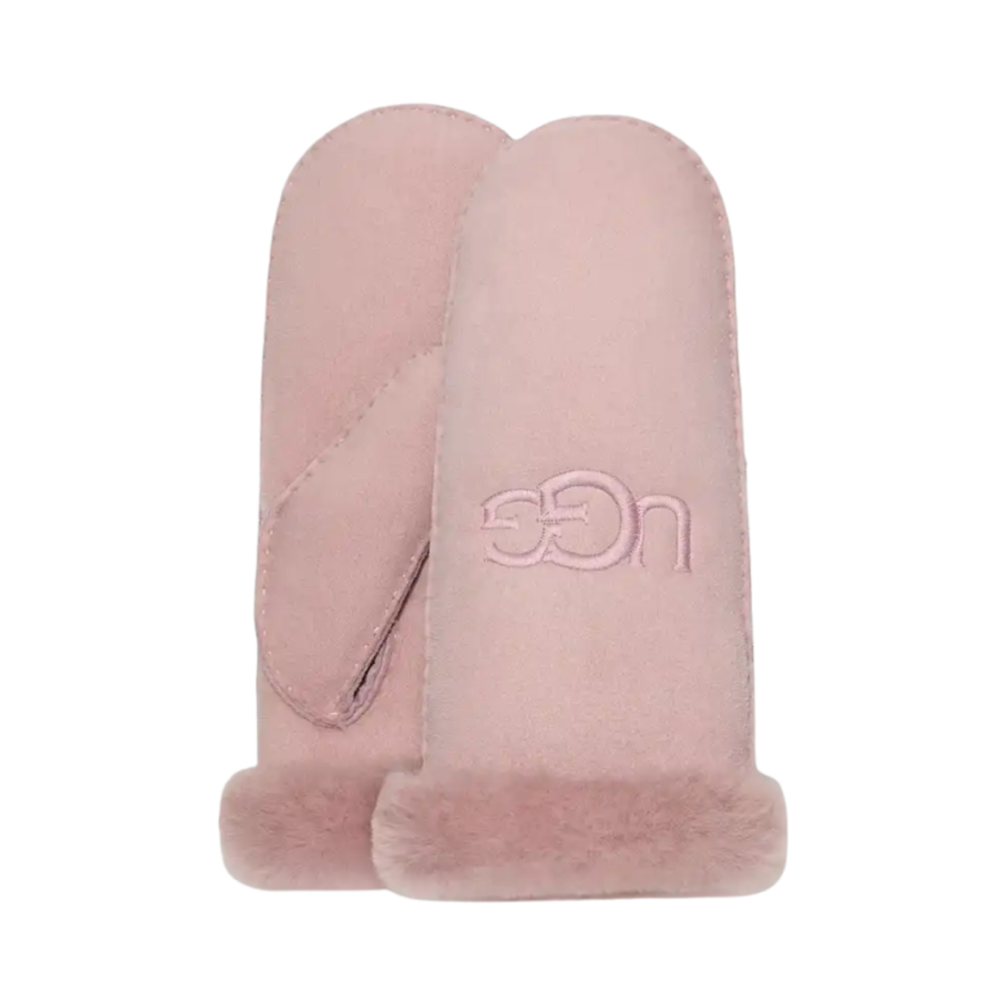(W) 어그 셔링 자수 미튼 애션 로즈((W) UGG Shearling Embroider Mitten Ashen Rose)