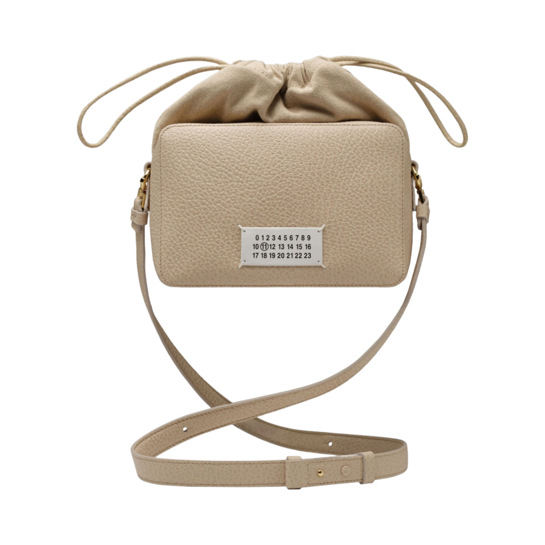 SB1WG0010P4348T2086 Maison Margiela 5AC Camera Bag Medium Almond - 대표 이미지 #1