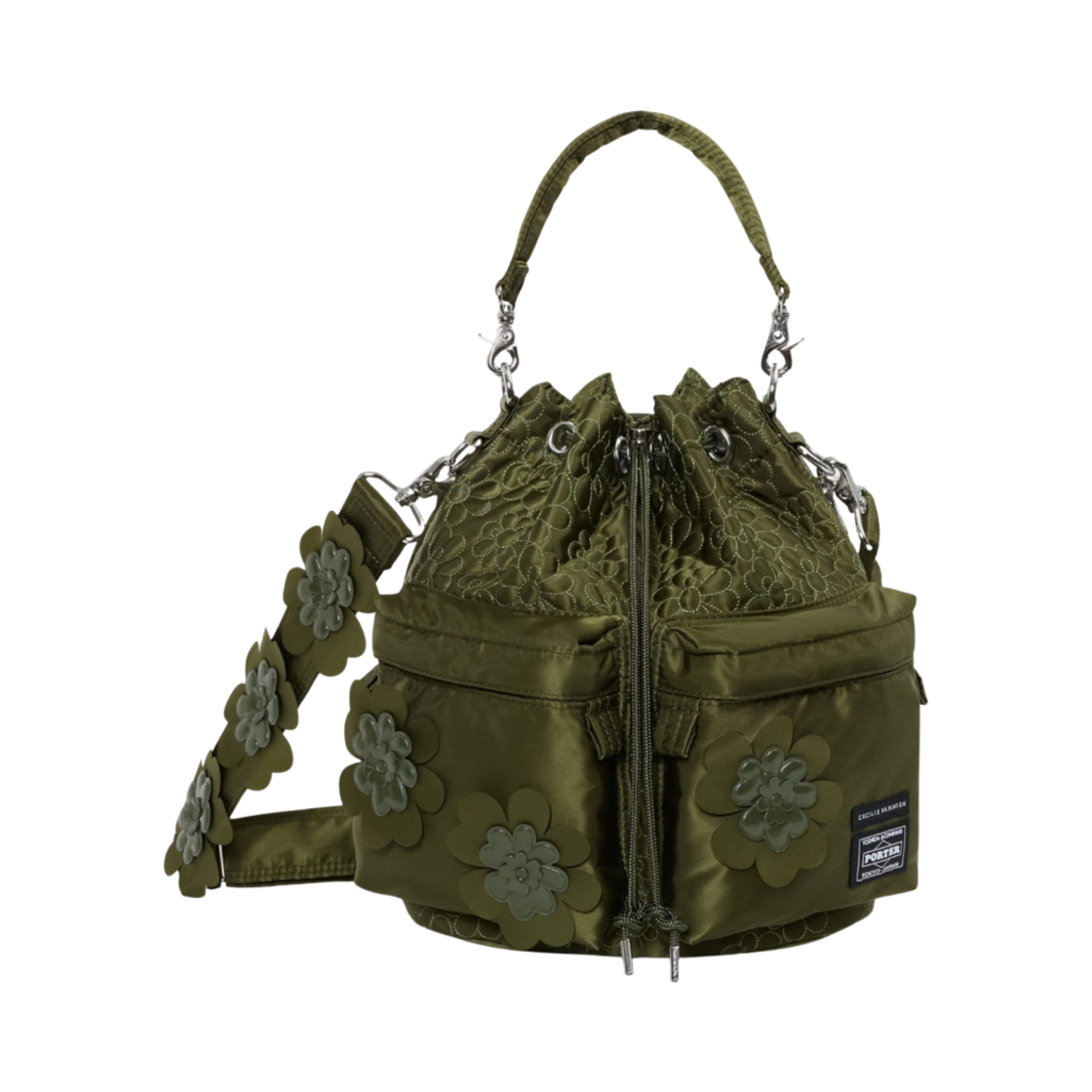 포터 x 세실리에 반센 투웨이 툴백 카키(Porter x Cecilie Bahnsen 2Way Tool Bag Khaki)