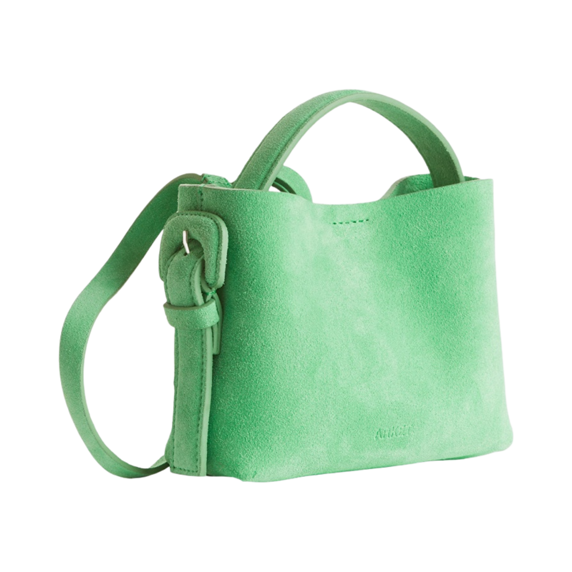 아르켓 스몰 스웨이드 크로스바디백 그린(Arket Small Suede Crossbody Bag Green) - 2