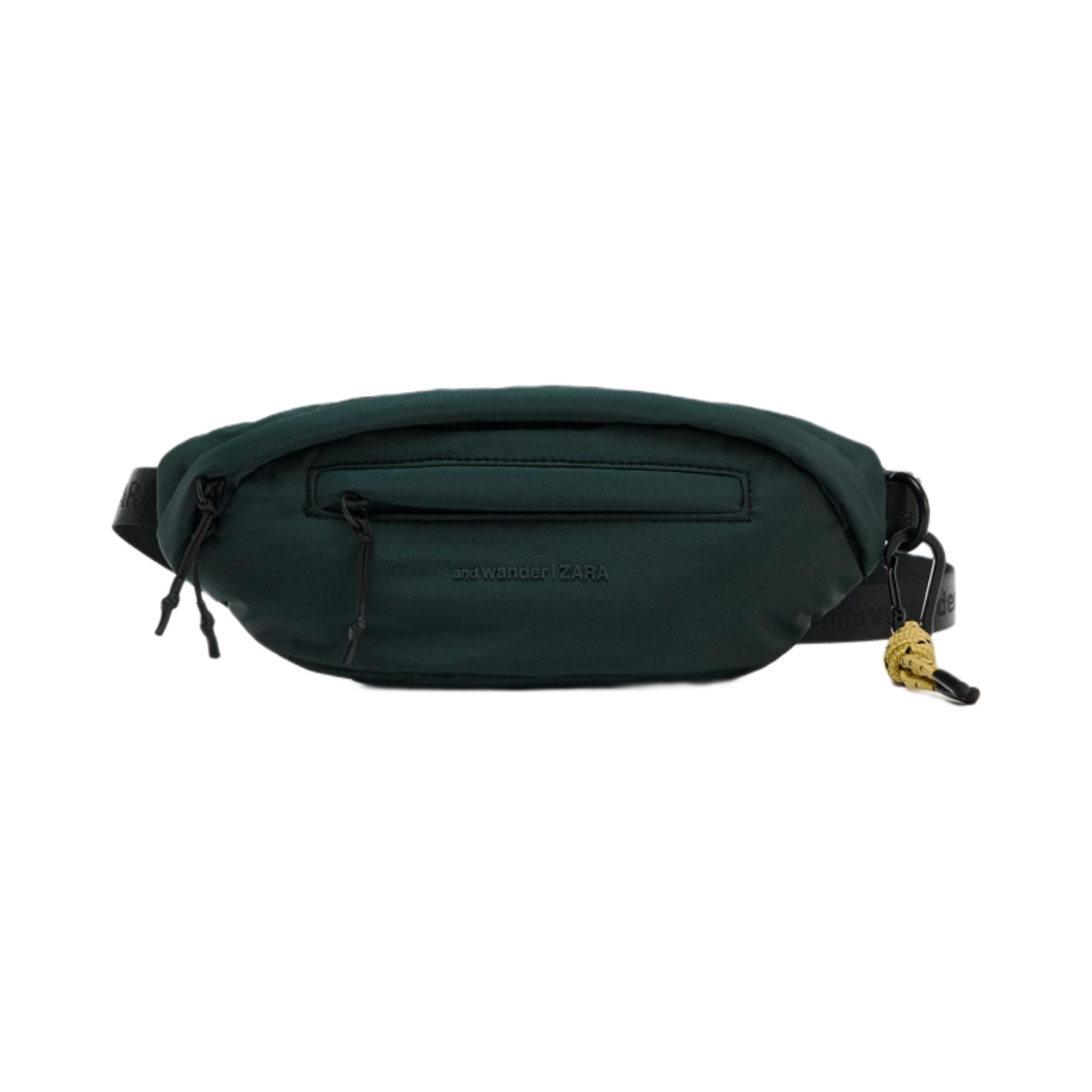 (W) 자라 x 앤드 원더 벨트 백 그린((W) Zara x And Wander Belt Bag Green)