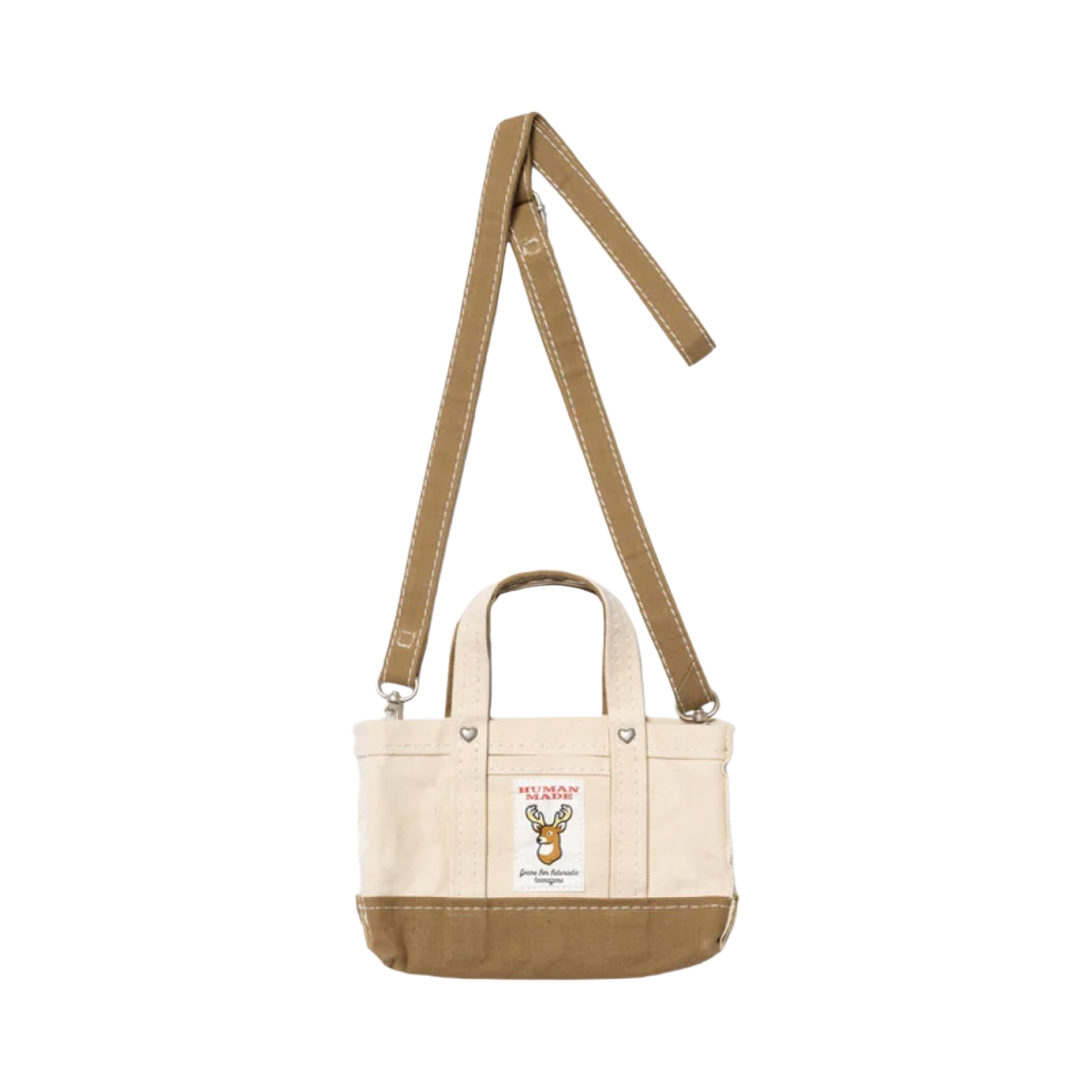 휴먼 메이드 헤비 캔버스 미니 숄더 토트 베이지(Human Made Heavy Canvas Mini Shoulder Tote Beige) - 2