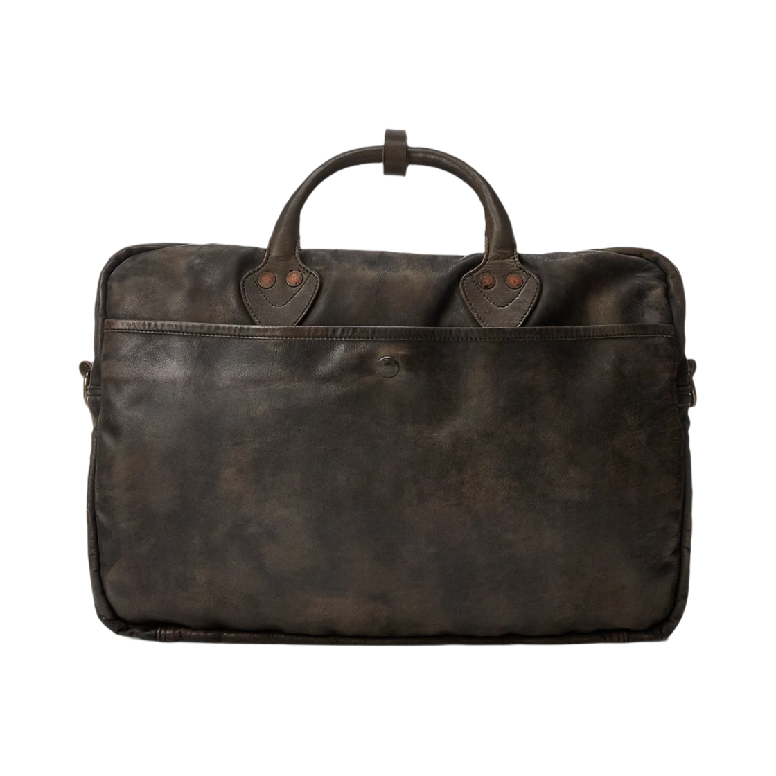 더블알엘 레더 브리프케이스 다크 브라운(Double RL Leather Briefcase Dark Brown) - 3