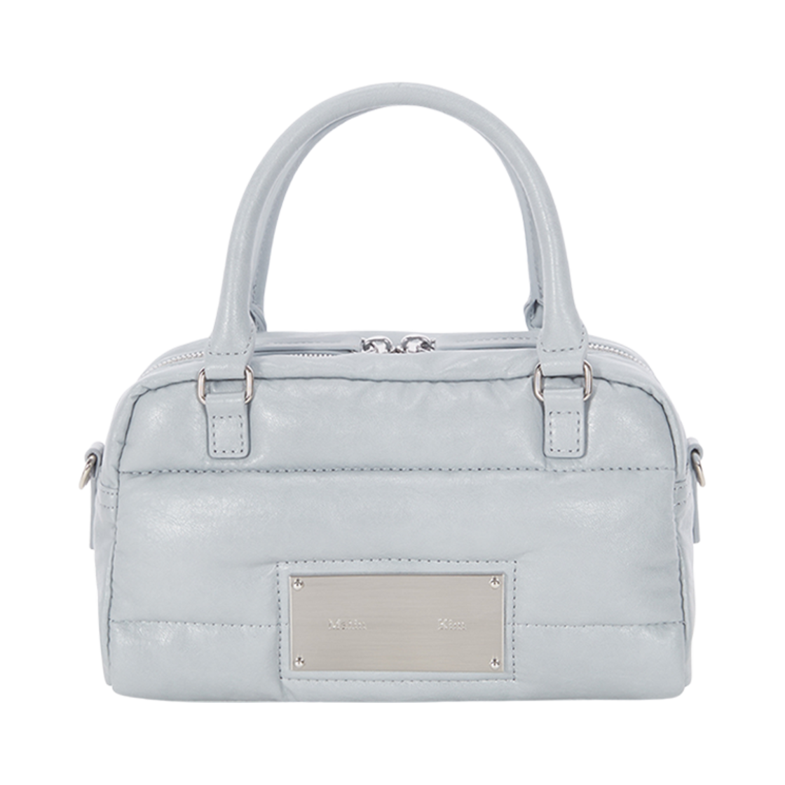 마뗑킴 포우 레더 베이비 스포티 토트백 스카이(Matin Kim Faux Leather Baby Sporty Tote Bag Sky) - 1