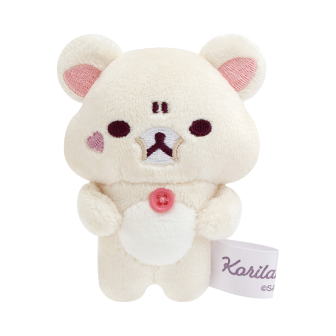 산엑스 리락쿠마 작은 악마 기분 테노리 플러시 코리락쿠마 앵그리 버전(San-X Rilakkuma Little Devil Feeling Tenori Plush Korilakkuma Angry Ver.)