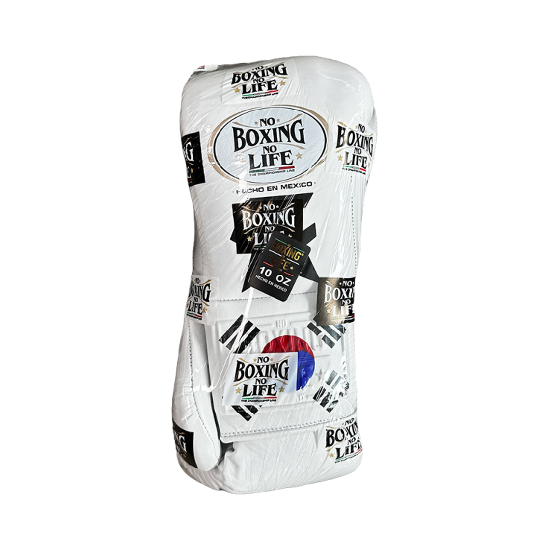 노복싱노라이프 코리아 에디션 챔피언십 10온즈 글러브 화이트(No Boxing No Life Korea Edition Championship 10oz Glove White)