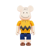 Bearbrick Peanuts Charlie Brown 1000% Yellow