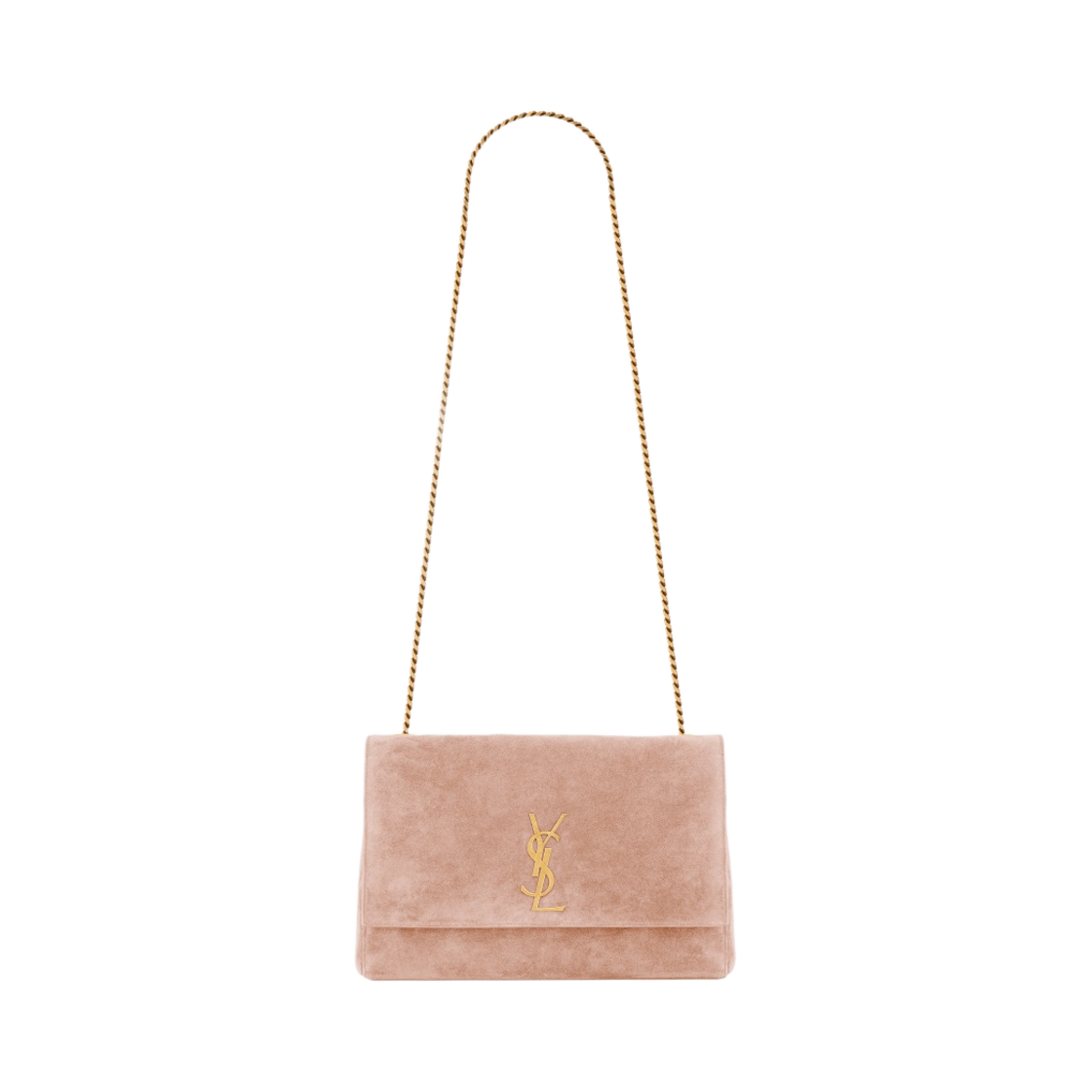 생로랑 케이트 미디움 서플 리버시블 체인 백 샤이니 레더 앤 스웨이드 로지 샌드(Saint Laurent Kate Medium Supple Reversible Chain Bag In Shiny Leather And Suede Rosy Sand) - 1