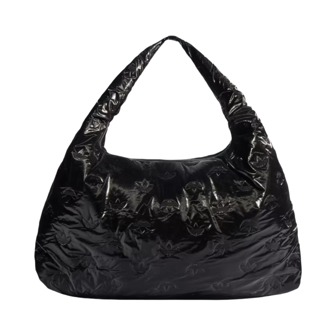 II3395 Adidas Puffy Satin Shoulder Bag Black