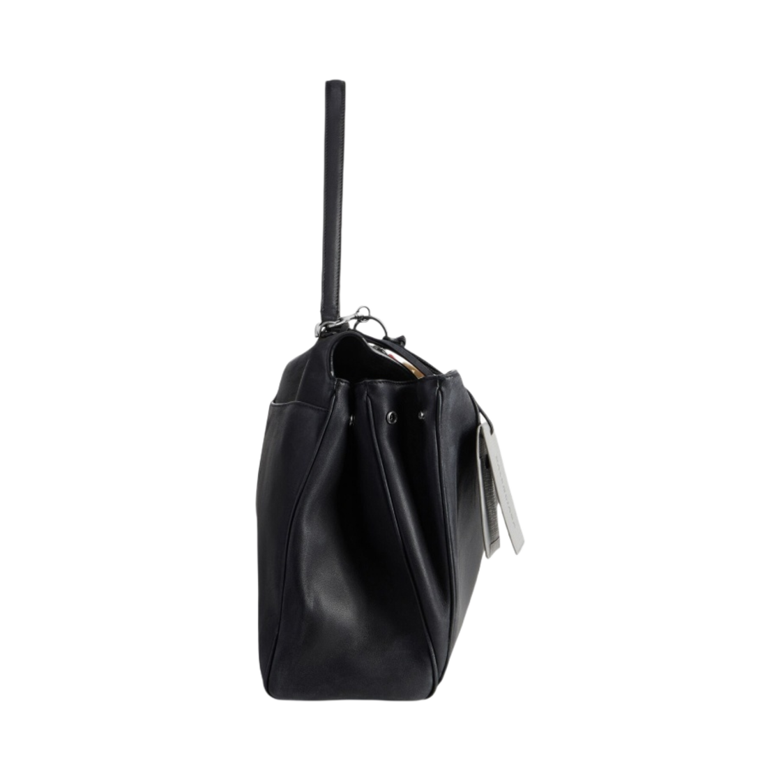 발렌시아가 로데오 유즈드 이펙트 참 라지 핸드백 블랙(Balenciaga Rodeo Used Effect Large Handbag With Charms Black) - 2