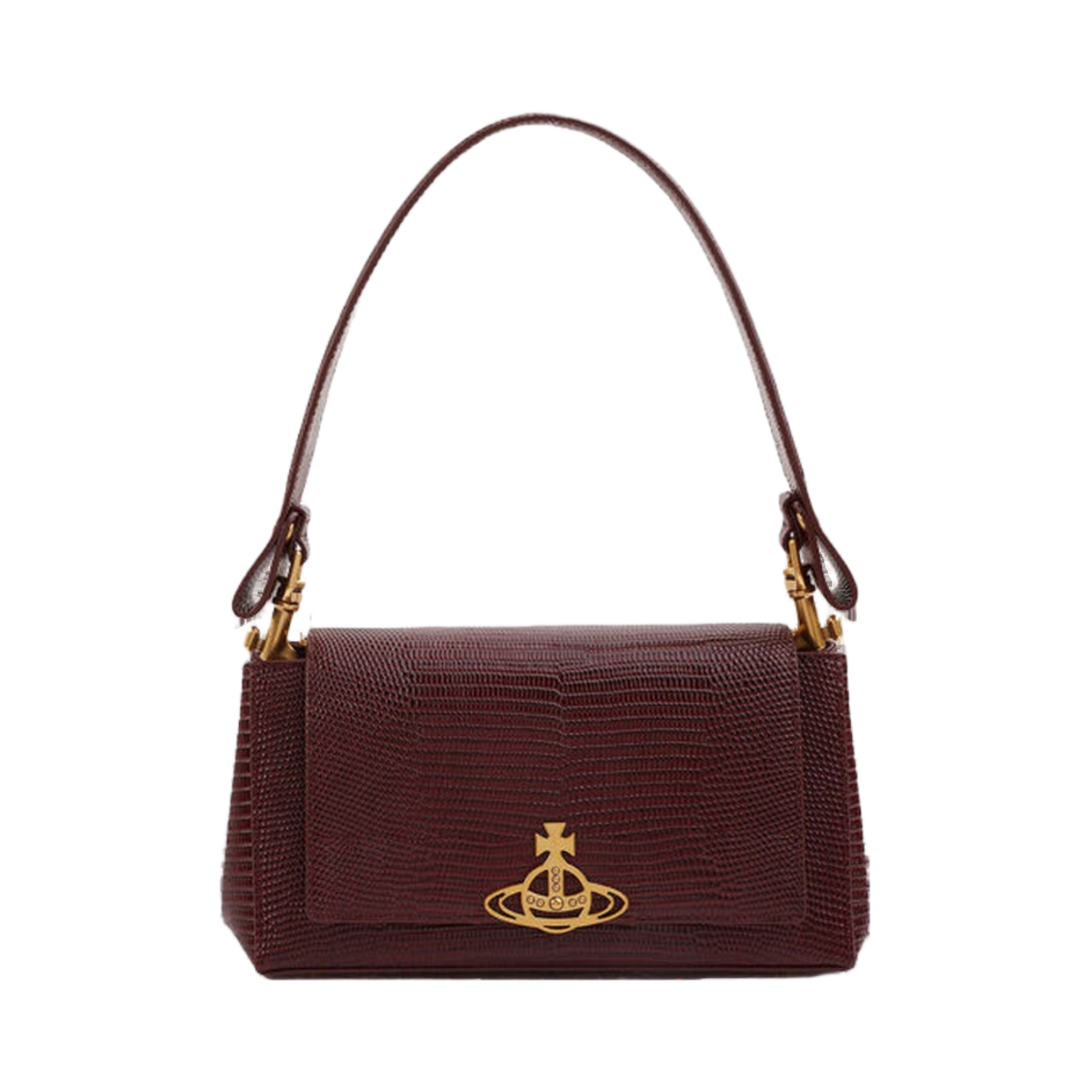 비비안 웨스트우드 헤이즐 미디움 핸드백 버건디(Vivienne Westwood Hazel Medium Handbag Burgundy) - 1