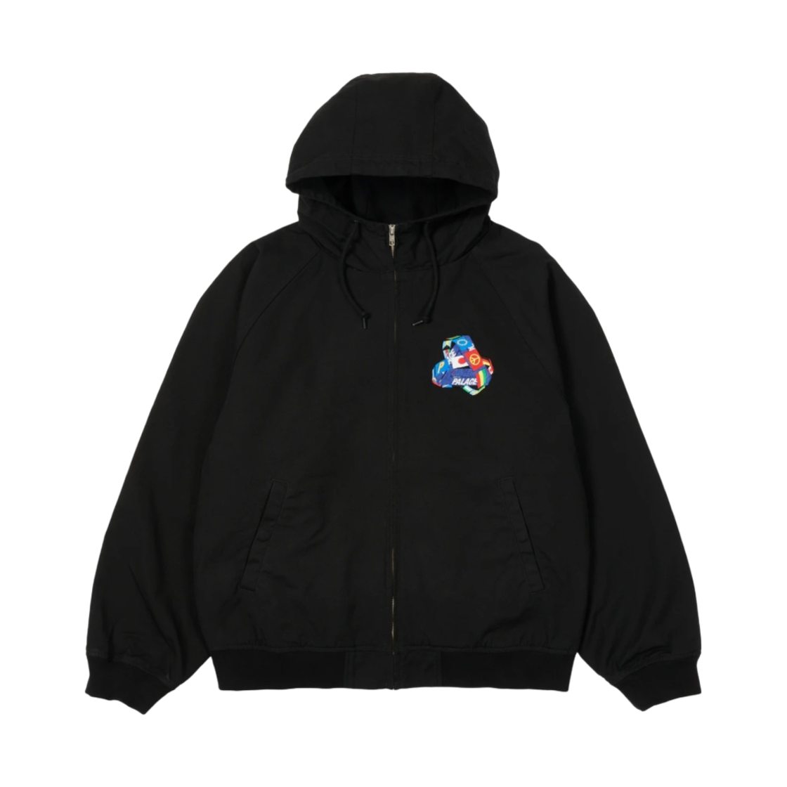 팔라스 트라이플래그 후드 자켓 블랙 - 21SS | Palace | KREAM