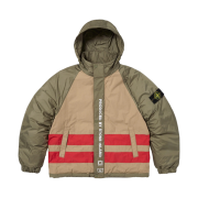 Supreme x Stone Island Reversible Down Puffer Jacket Olive - 23FW