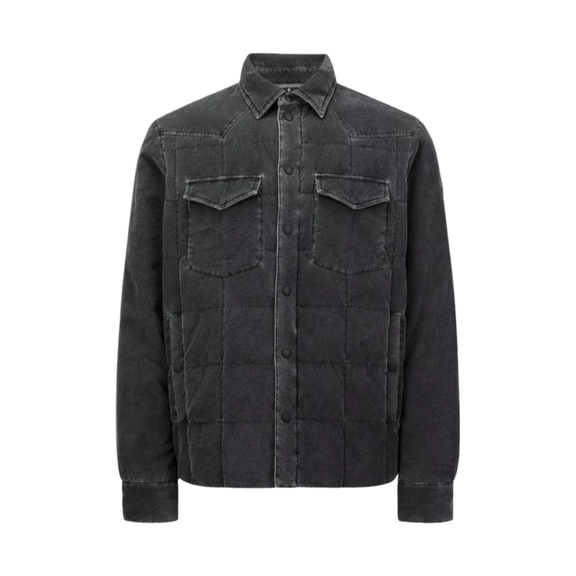 몽클레르 겔트 코듀로이 다운 셔츠 자켓 다크 그레이 - 24FW(Moncler Gelt Corduroy Down Shirt Jacket Dark Grey - 24FW) - 1