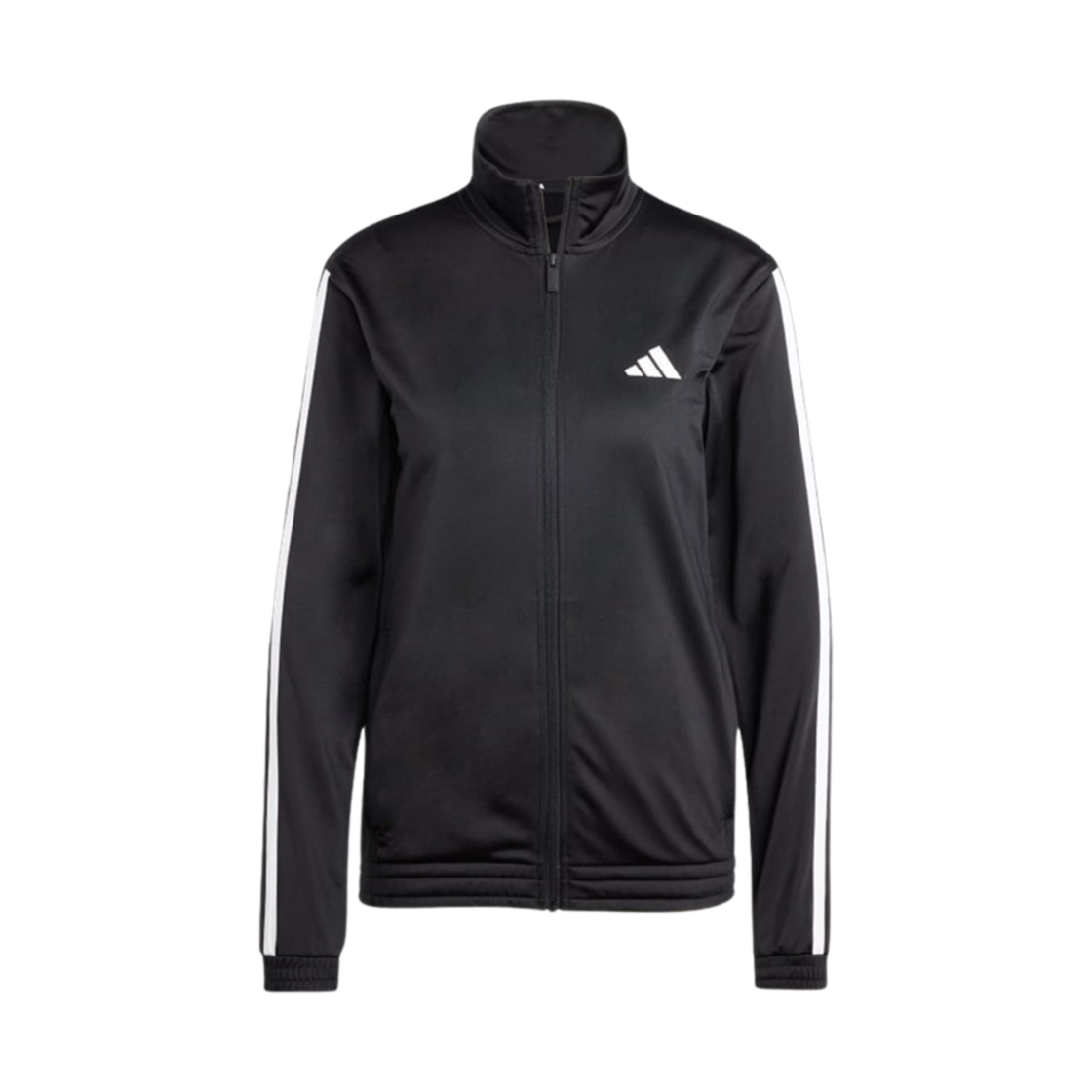JC8889 (W) Adidas Tricot 3S Track Jacket Black White - KR Sizing