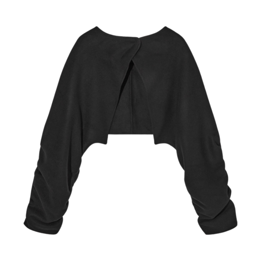1109829001 (W) COS Open Back Wool Bolero Jacket Black