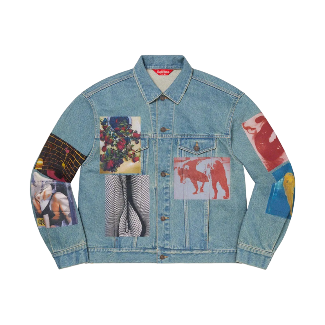 슈프림 x 모리야마 다이도 데님 트러커 자켓 블루 - 22SS
