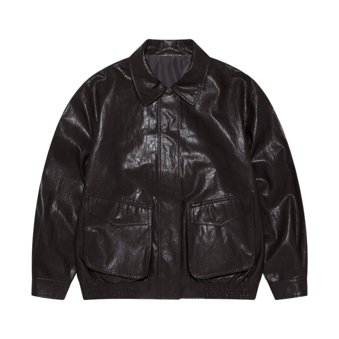 랭글러 리버서블 폭스 레더 자켓 브라운(Wrangler Reversible Faux Leather Jacket Brown)