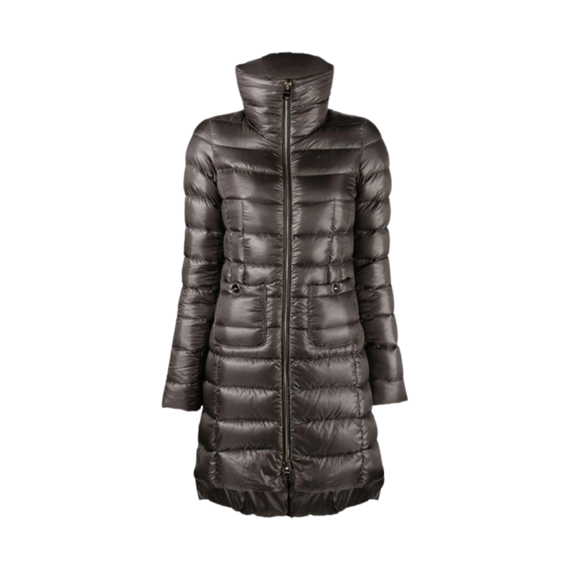 PI0002DIC-12017Z-9480 (W) Herno Maria Trench Coats Grey