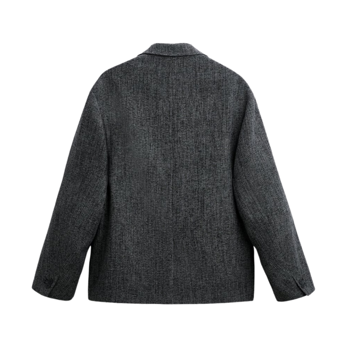 자라 오버사이즈 크롭 블레이저 앤트러사이트 그레이(Zara Oversized Cropped Blazer Anthracite Gray) - 2