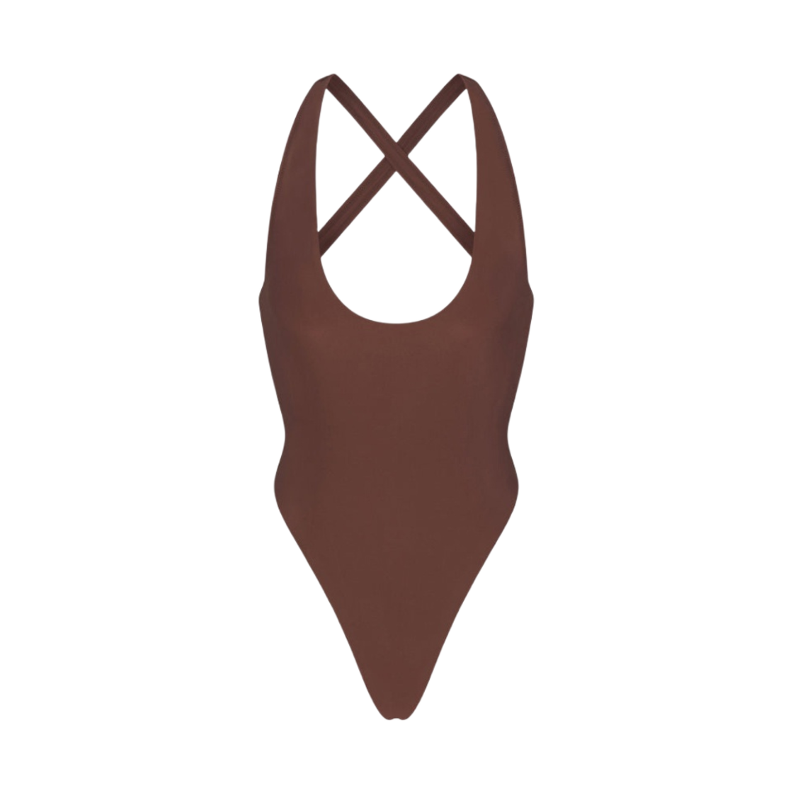 - (W) Khy Crossback One Piece Chocolate