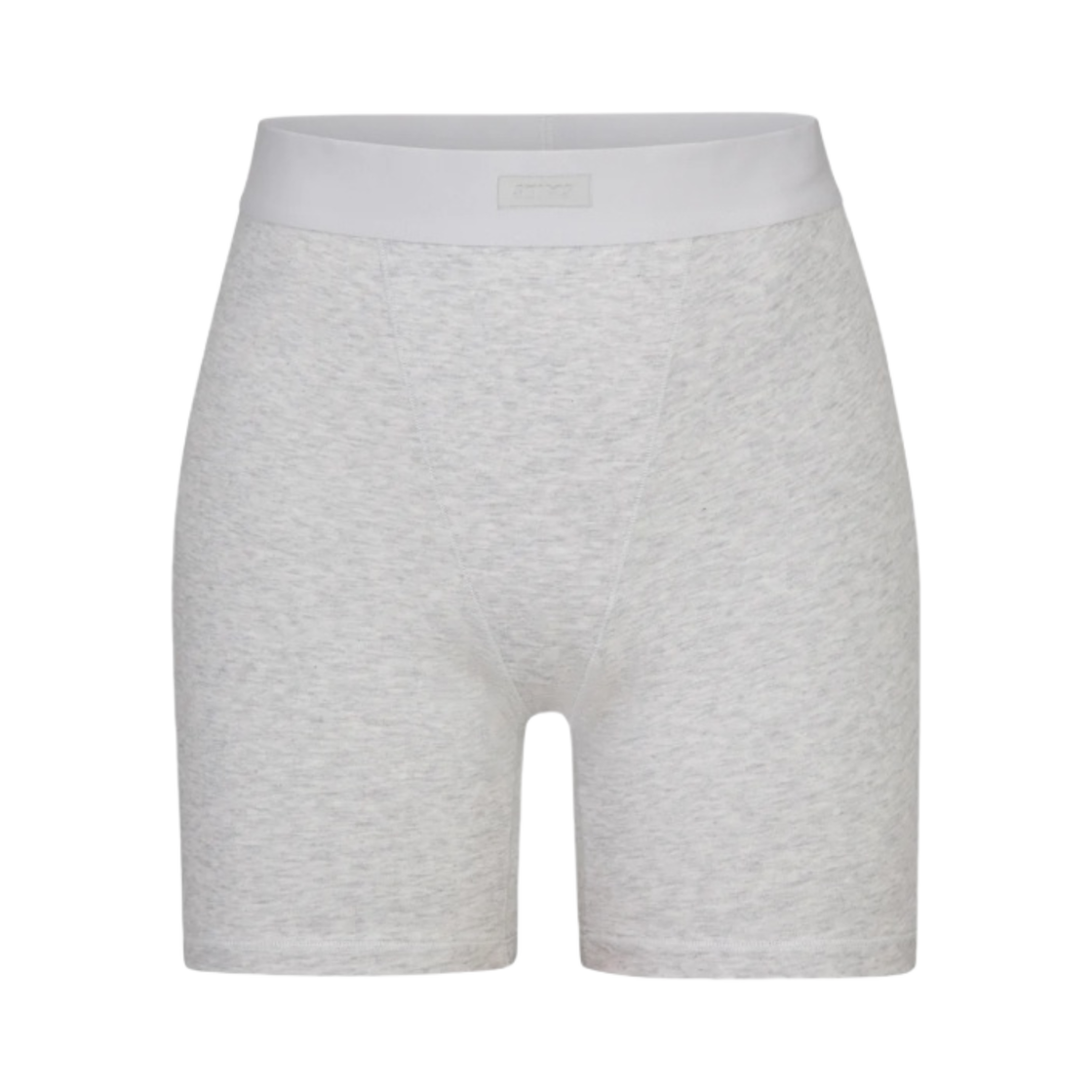 (W) 스킴스 보이프렌드 박서 라이트 헤더 그레이((W) Skims Boyfriend Boxer Light Heather Grey) - 1