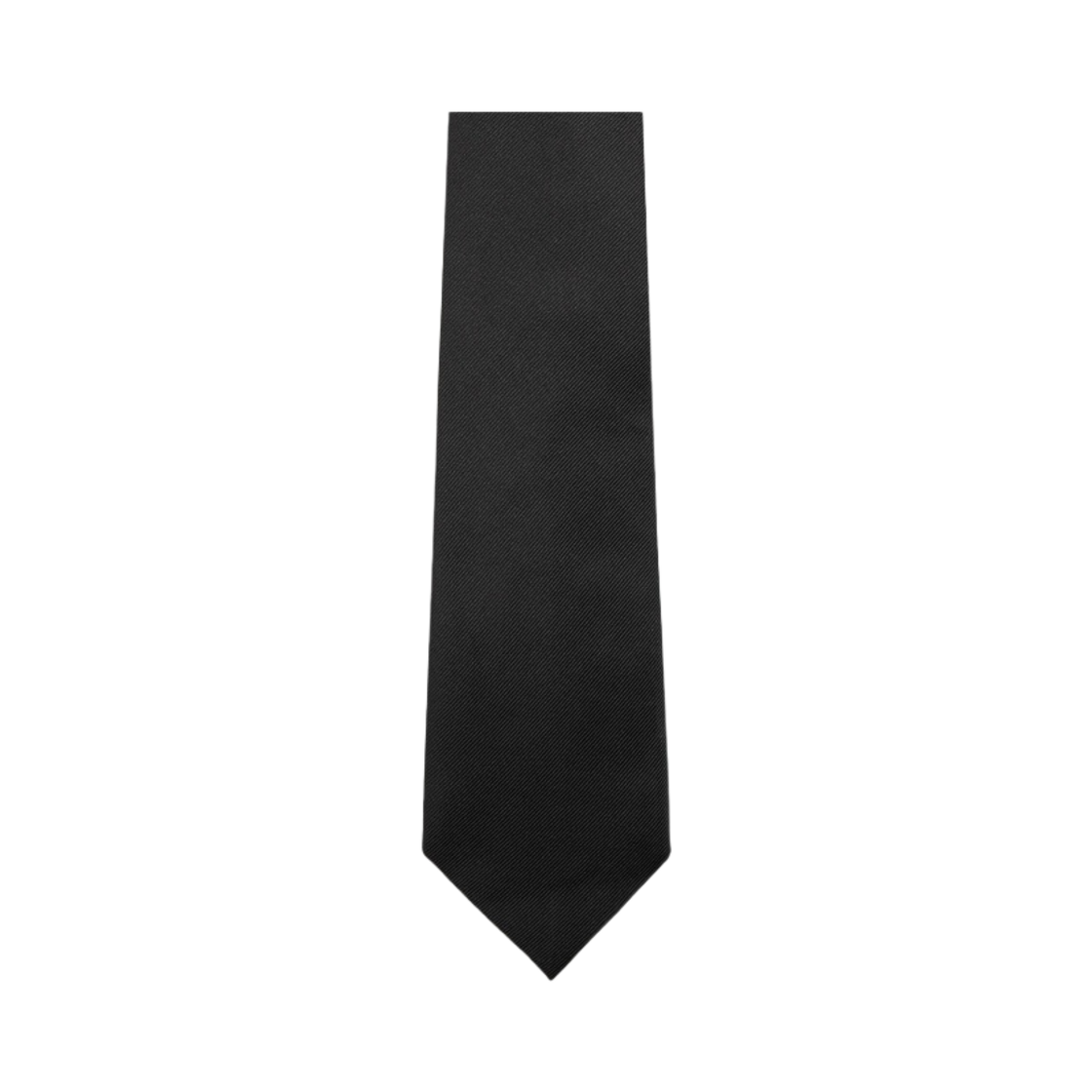 보테가 베네타 실크 트윌 타이백 블랙(Bottega Veneta Silk Twill Tie Black) - 1