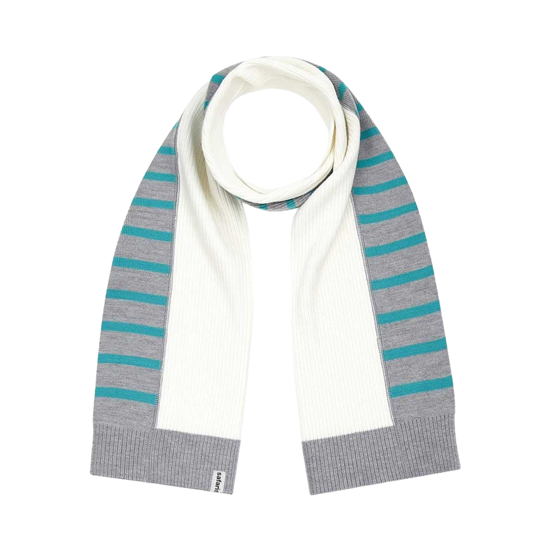 saf00178 Easy Ladder Muffler Ivory Mint