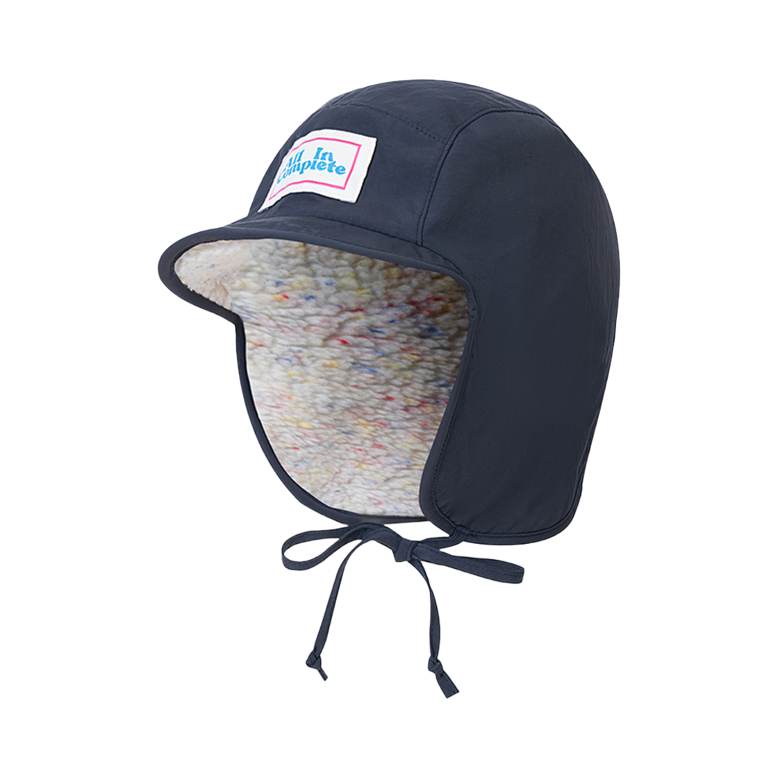 24FWSTRTH-NA Allincomplete Sprinkle Teddy Reversible Trooper Hat Navy