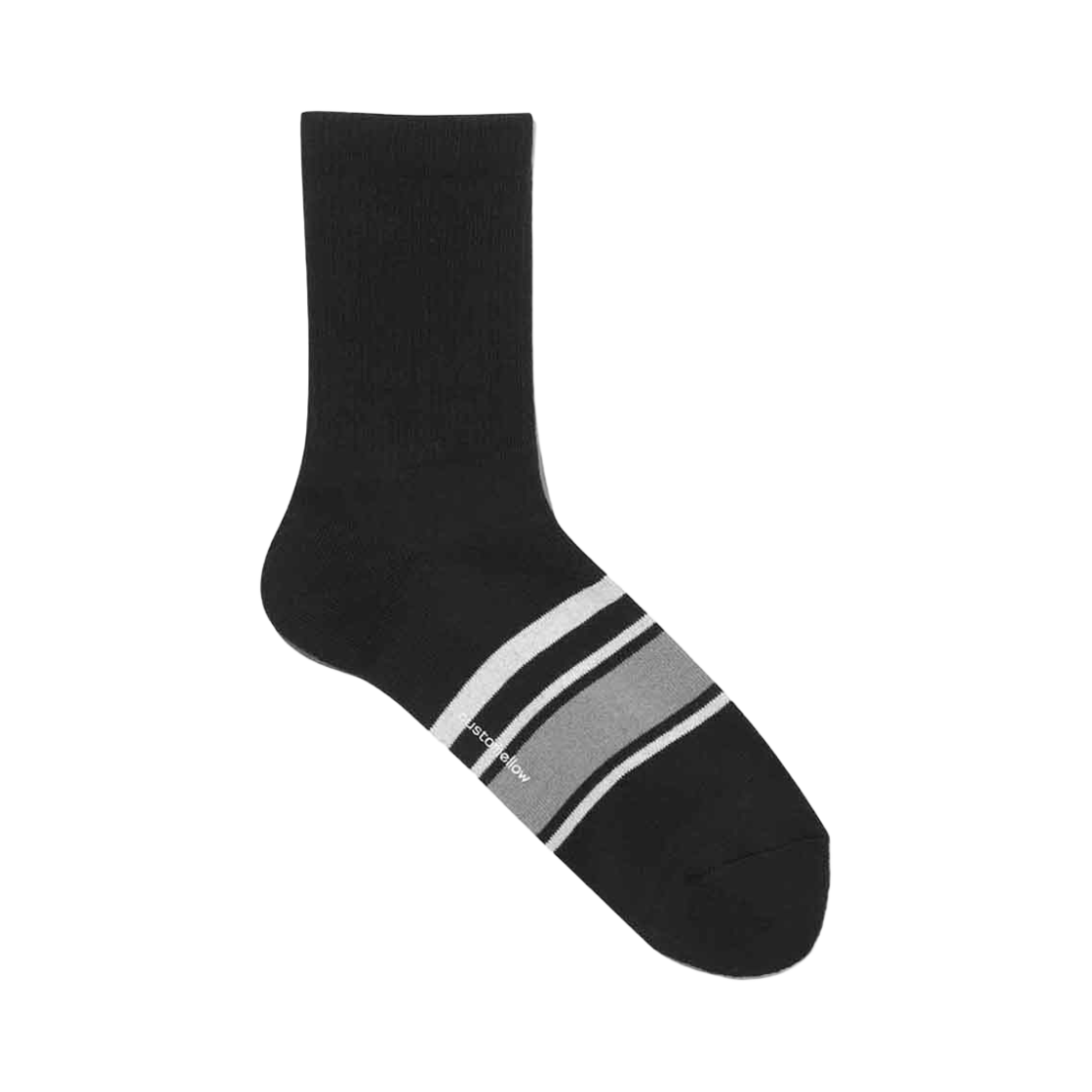 CALAX25202BKX Customellow Stripe Medium Socks Black