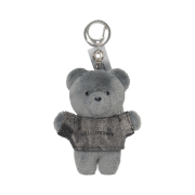 Millo Archive Fluppy Point Bear Key Ring Charcoal