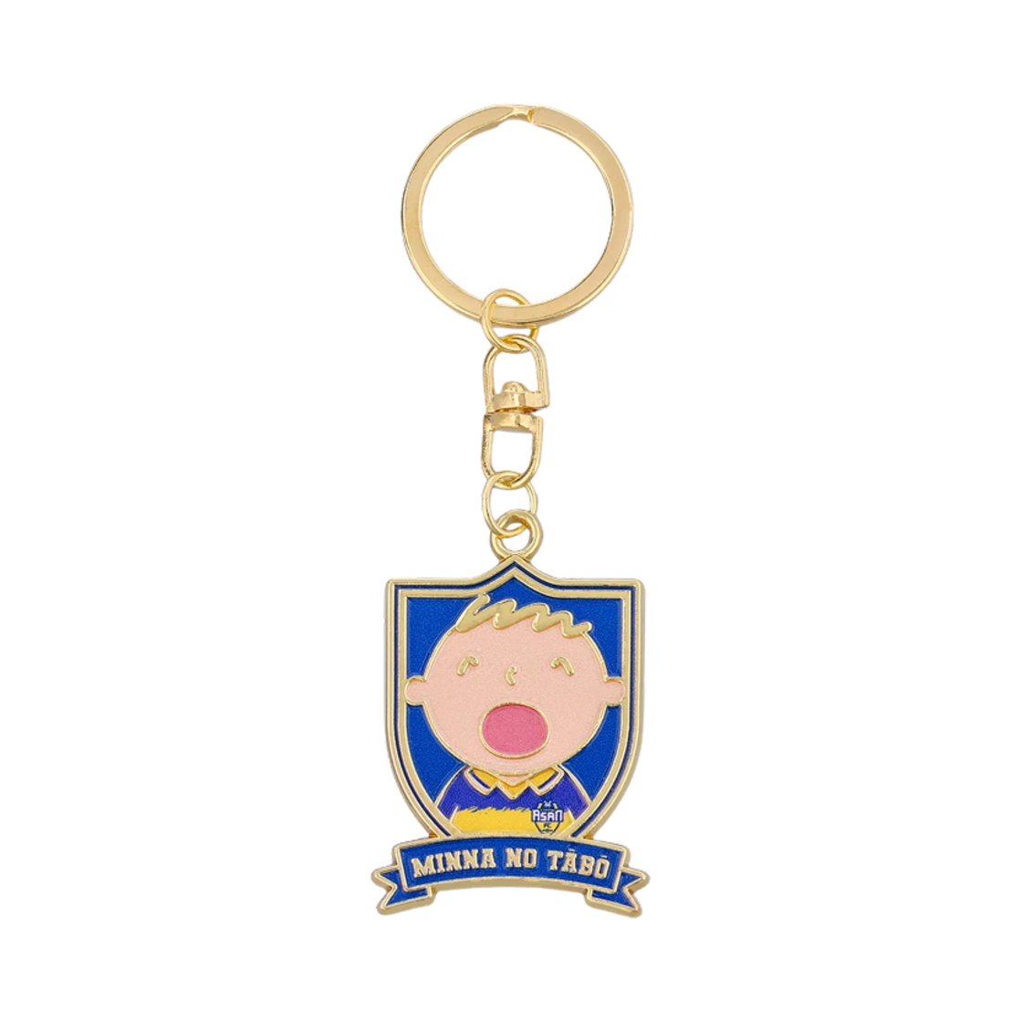 K 리그 x 산리오 캐릭터즈 2025 메탈 키링 민나노타보 충남 아산 FC 블루(K League x Sanrio Characters 2025 Metal Keyring Minna No Tabo Chungnam Asan FC Blue) - 1