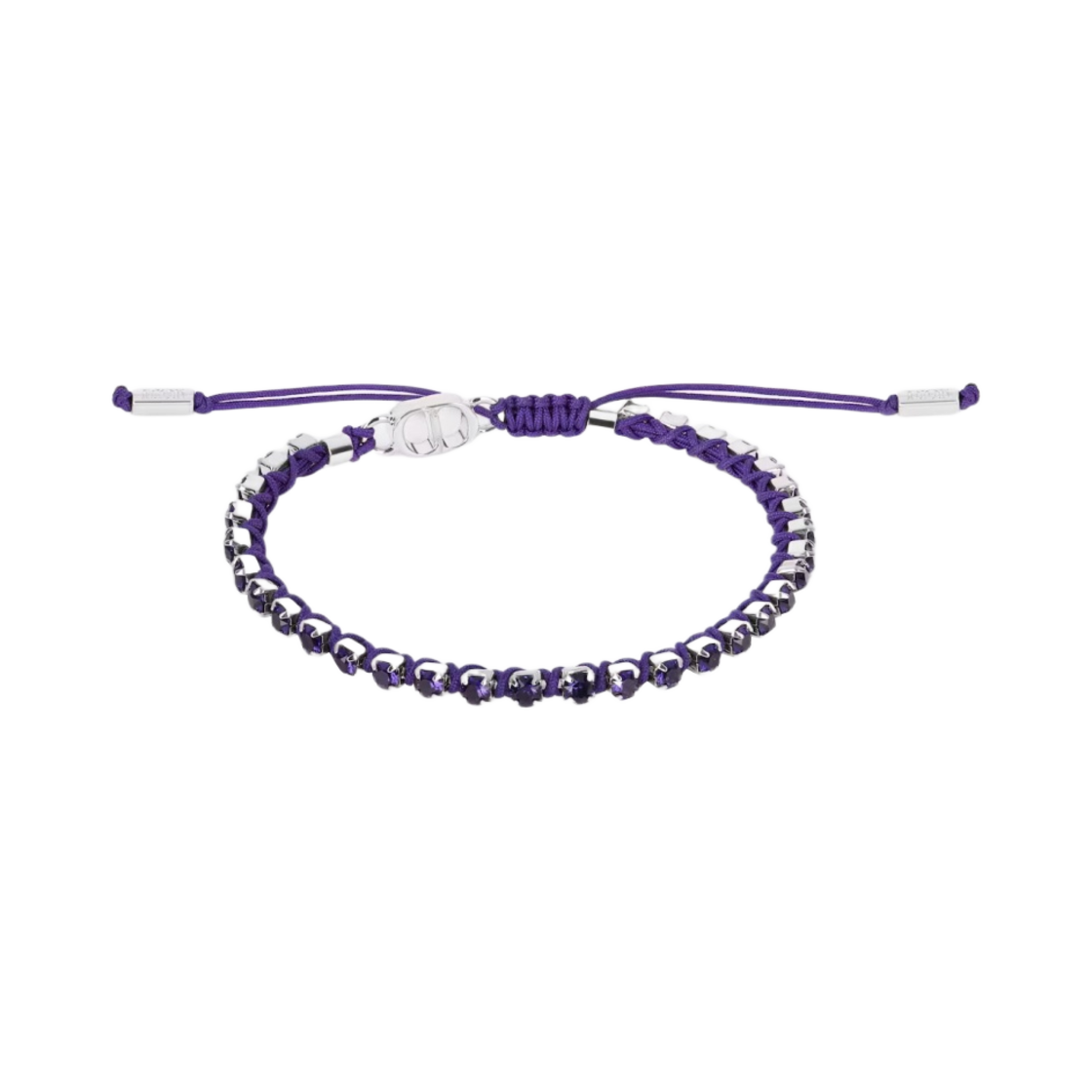 디올 브레이슬릿 퍼플 테크니컬 로프 퍼플 크리스탈(Dior Bracelet Purple Technical Rope Purple Crystals) - 1