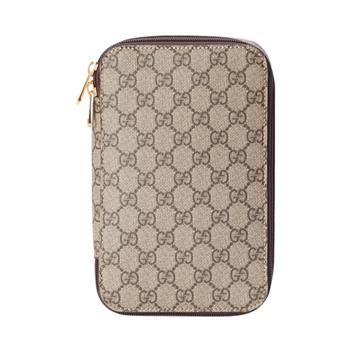 구찌 GG 미니 패킹 큐브 베이지 에보니 슈프림(Gucci GG Mini Packing Cube Beige Ebony Supreme) - 1