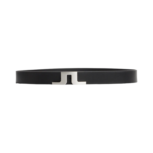 GMAC09737-9999 J.Lindeberg Bridger Leather Belt Black