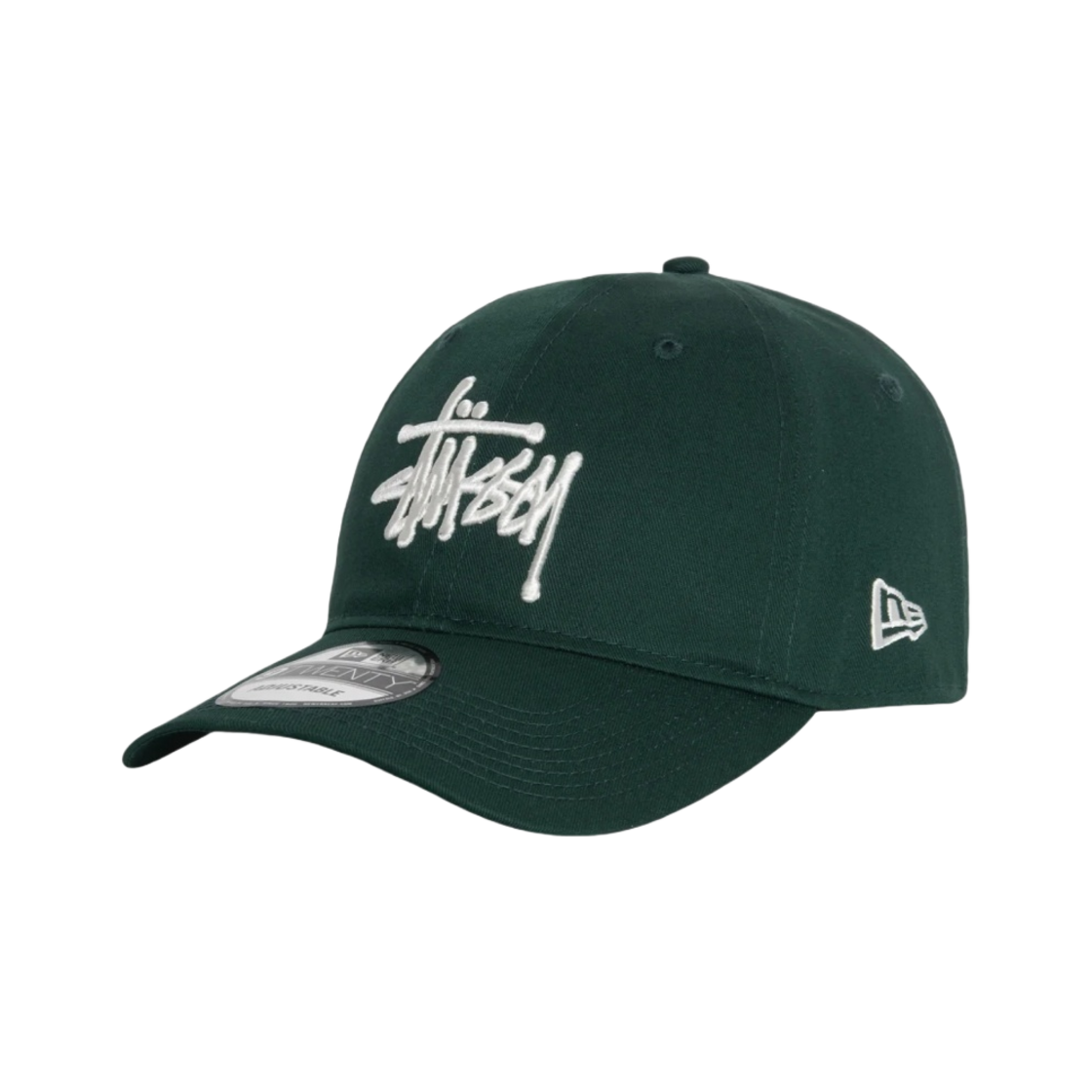 스투시 베이직 뉴에라 9Twenty 캡 다크 그린 | Stussy | KREAM