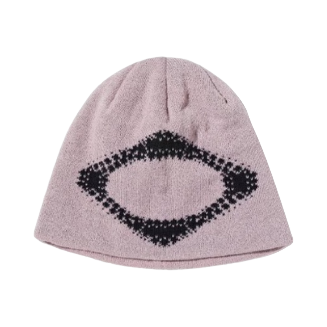 - Mischief Rhombus Blur Beanie Rose Brown