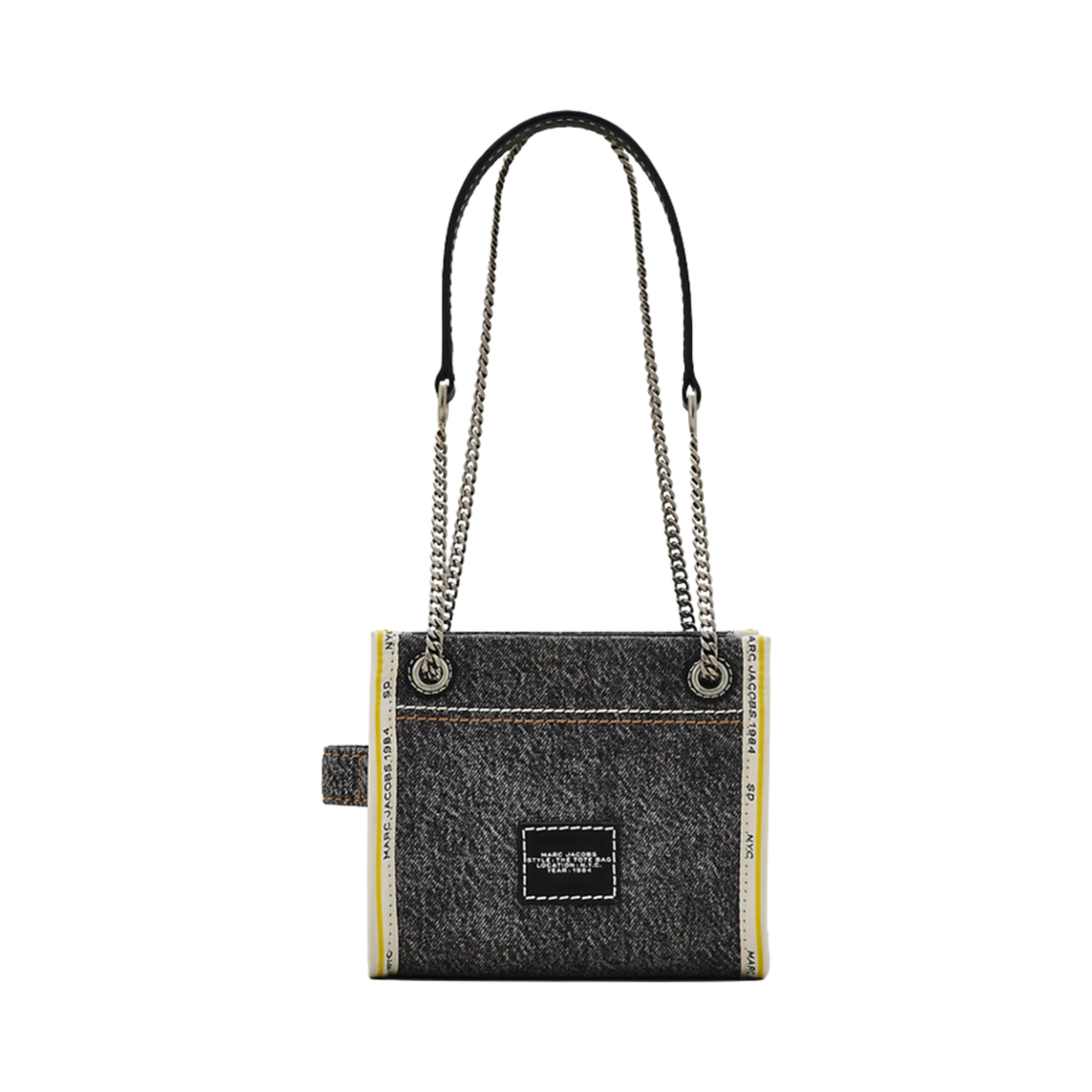 마크 제이콥스 더 데님 체인 크로스바디 토트백 블랙 워시(Marc Jacobs The Denim Chain Crossbody Tote Bag Black Wash)