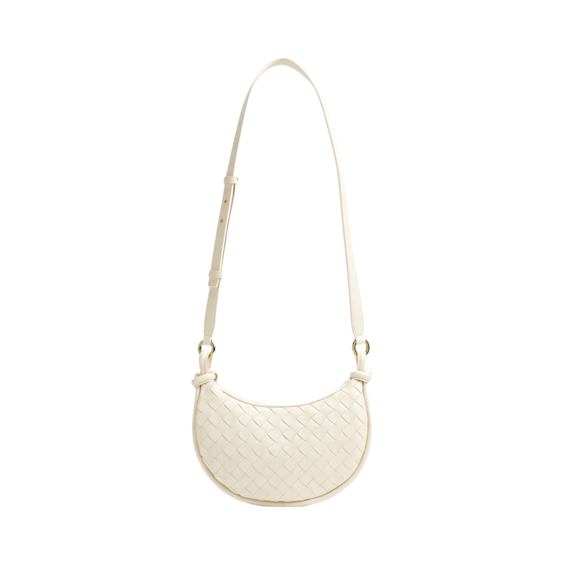 796638V1W519195 Bottega Veneta Intreccio Gemelli Messenger Bag Sea Salt