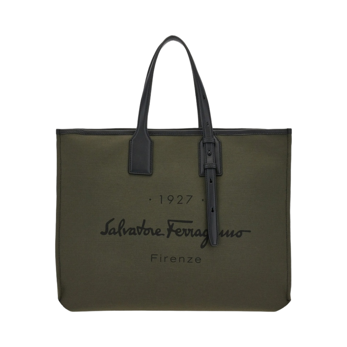 페라가모 1927 시그니쳐 토트백 모스(Ferragamo 1927 Signature Tote Bag Moss) - 1