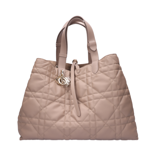 IT6699EK2SUN Dior Large Toujours Bag Macrocannage Leather
