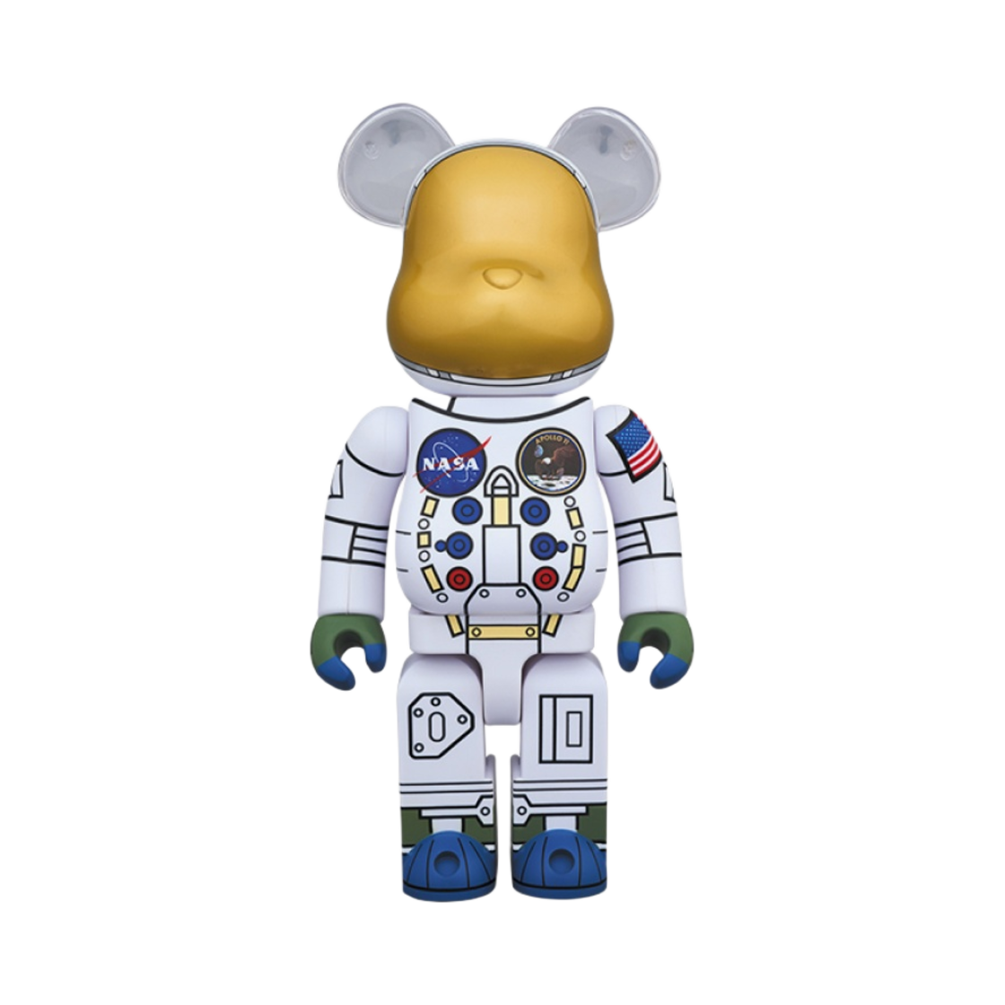 베어브릭 아폴로 11호 달 착륙 50주년 1969 아스트로넛 100% & 400% 세트(Bearbrick 50th Anniversary Of The Apollo 11 Moon Landing 1969 Astronaut 100% & 400% Set) - 2